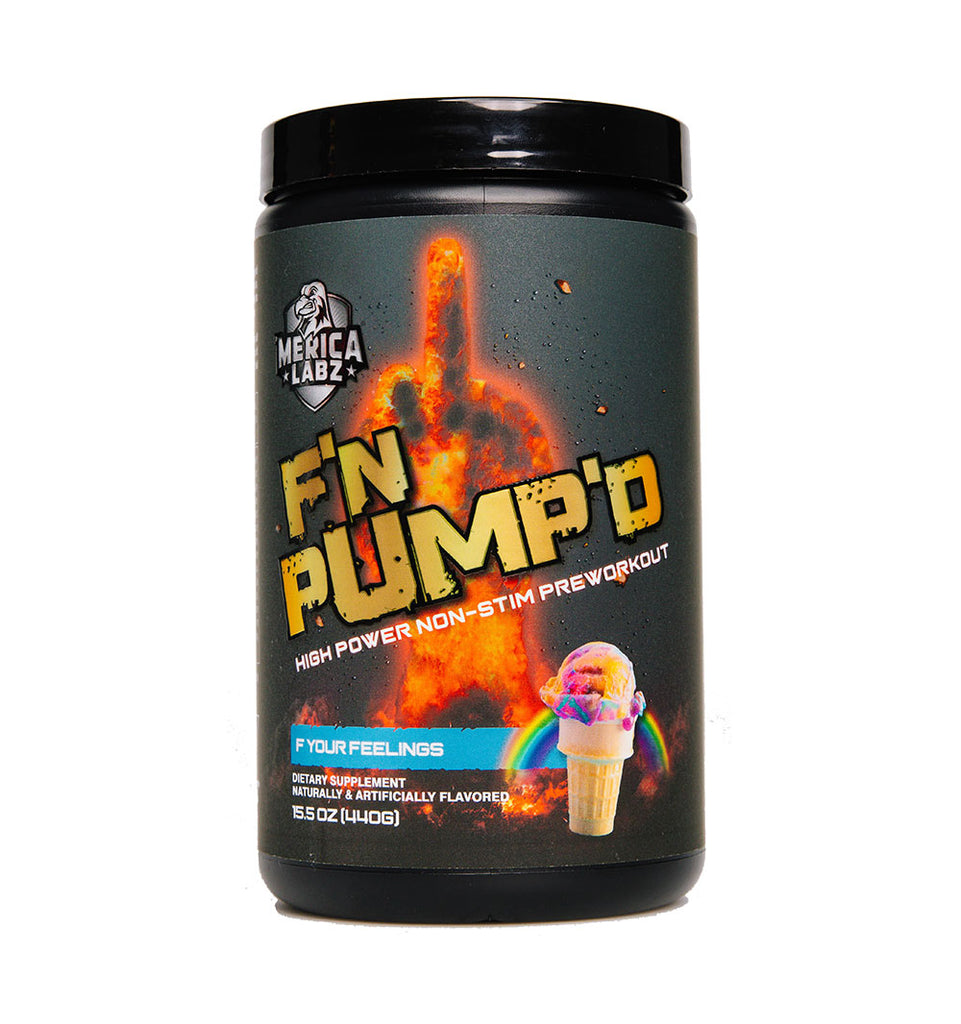 F'N PUMP'D - Non-Stim Pre-Workout | 'Merica Labz